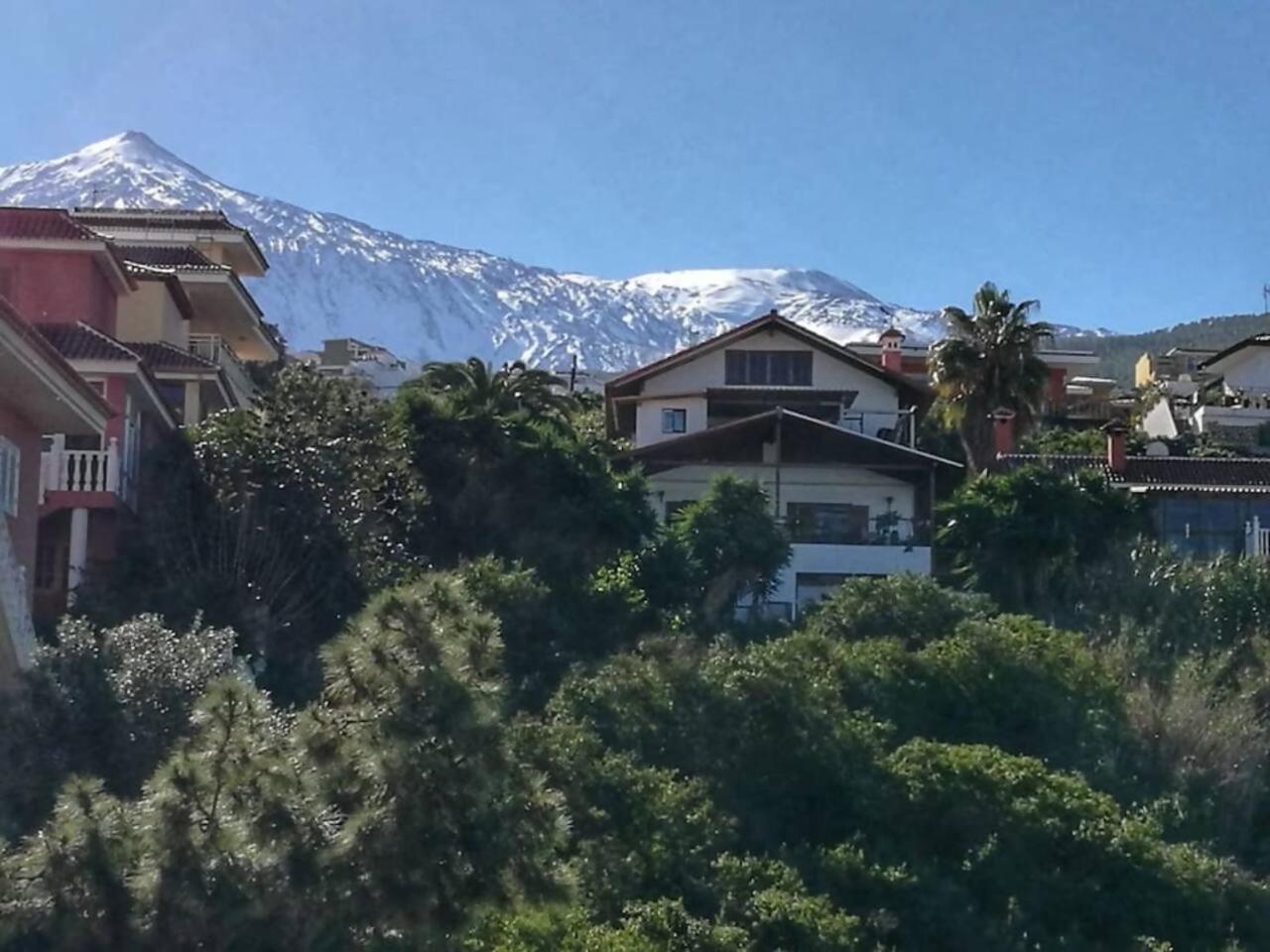 Terraza Centrico Pueblo Aparcamiento Cerca Icod De Los Vinos Exterior foto