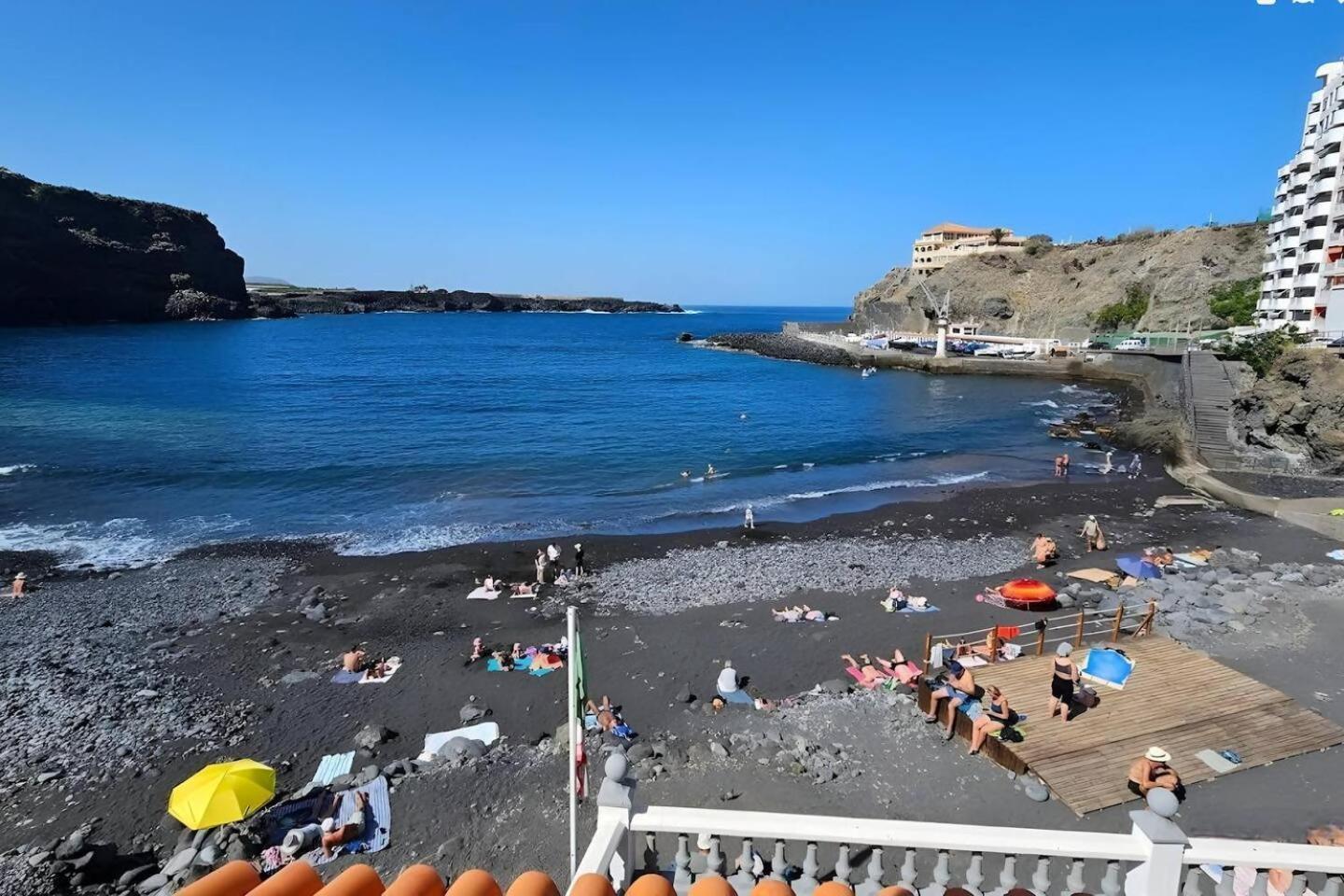 Terraza Centrico Pueblo Aparcamiento Cerca Icod De Los Vinos Exterior foto